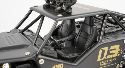 RC Geeks | RCG Racing RC 1/16 Rock Crawler - Black
