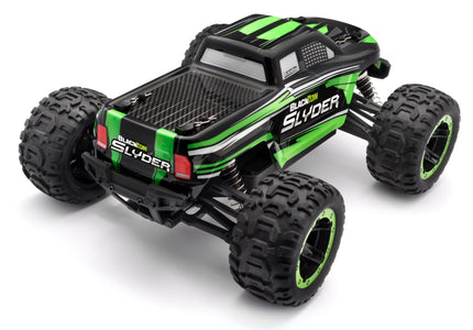 RC Geeks | BlackZon Slyder MT 1/16 4WD Monster Truck - Green