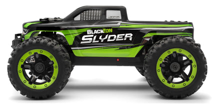 RC Geeks | BlackZon Slyder MT 1/16 4WD Monster Truck - Green