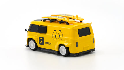 RC Geeks | LDARC 1/64 V64 Mini Race Van - Yellow