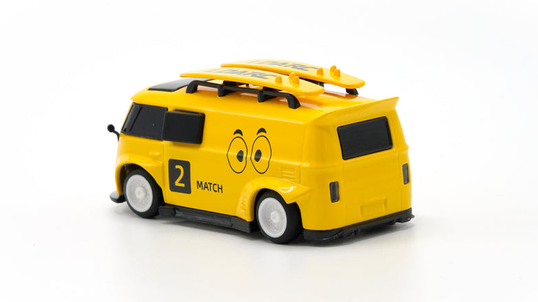 RC Geeks | LDARC 1/64 V64 Mini Race Van - Yellow