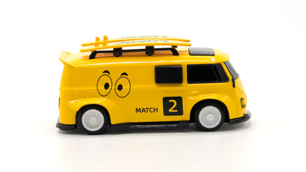 RC Geeks | LDARC 1/64 V64 Mini Race Van - Yellow