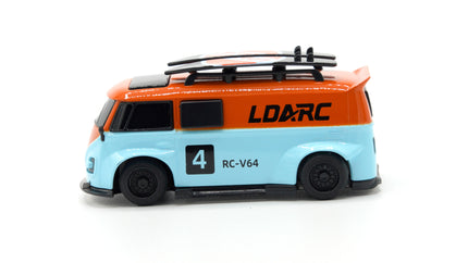 RC Geeks | LDARC 1/64 V64 Mini Race Van - Orange