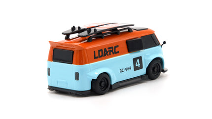 RC Geeks | LDARC 1/64 V64 Mini Race Van - Orange