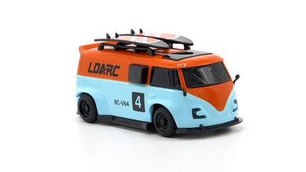 RC Geeks | LDARC 1/64 V64 Mini Race Van - Orange