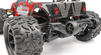 RC Geeks | RCG Racing 18-Series 1/18 Brushed Monster Truck - Red