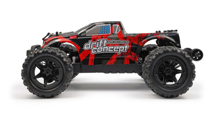 RC Geeks | RCG Racing 18-Series 1/18 Brushed Monster Truck - Red