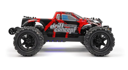 RC Geeks | RCG Racing 18-Series 1/18 Brushed Monster Truck - Red