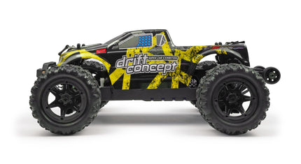 RC Geeks | RCG Racing 18-Series 1/18 Brushed Monster Truck - Yellow