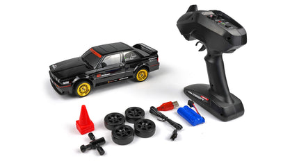 RC Geeks | RCG Racing Retro EVO30 1/16 Mini Drift Car Pro - Black