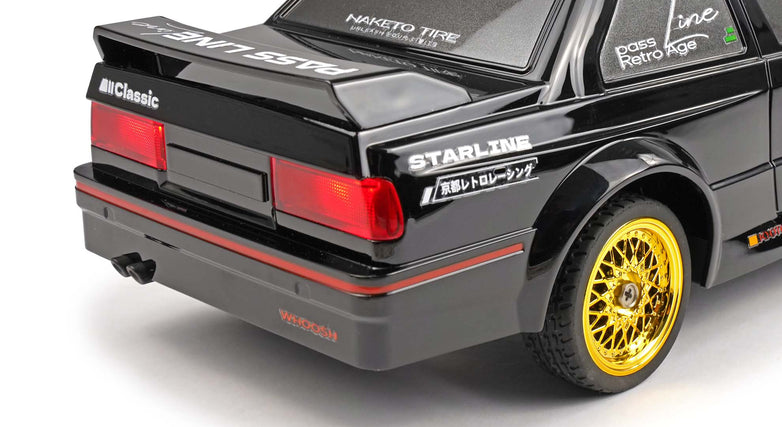 RC Geeks | RCG Racing Retro EVO30 1/16 Mini Drift Car Pro - Black