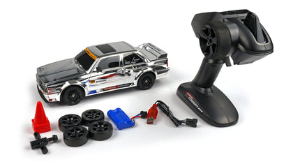 RC Geeks | RCG Racing Retro EVO30 1/16 Mini Drift Car Pro - Silver
