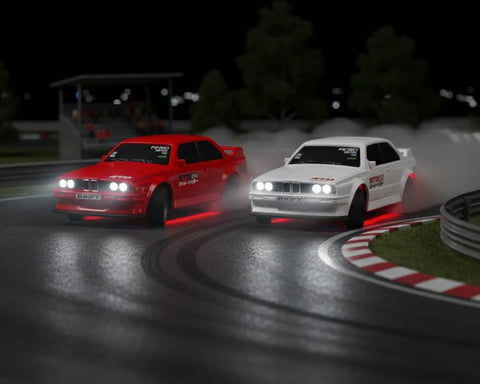 RCG Racing Micro DC 'Legends' 1/43 Drift Car - JDM R7 White slide 7
