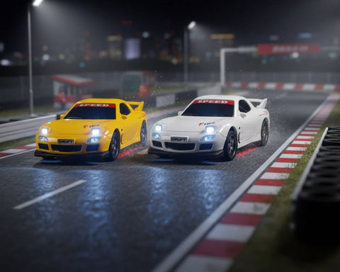 RCG Racing Micro DC 'Legends' 1/43 Drift Car - JDM R7 White slide 4