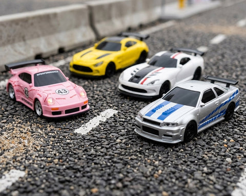 RCG Racing Micro DC 1/43 Drift Car - Touring Blue/Silver slide 6