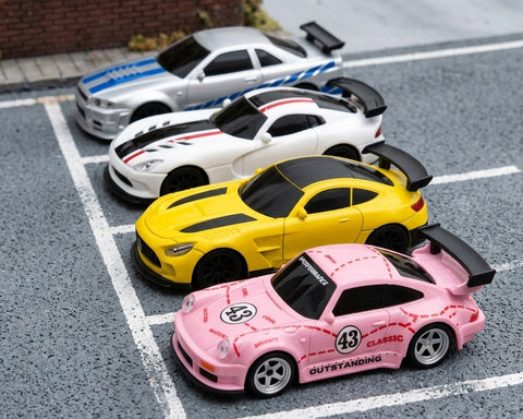 RCG Racing Micro DC 1/43 Drift Car - Touring Blue/Silver slide 3