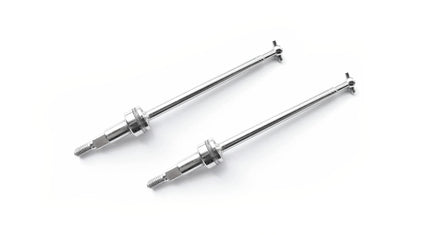RCG Racing 10-Series Front/Rear Metal Driveshafts (2pcs)