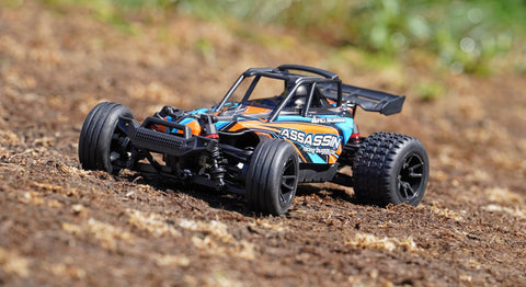 RCG Racing 18-Series 1/18 Brushed Sand Buggy - Yellow slide 1
