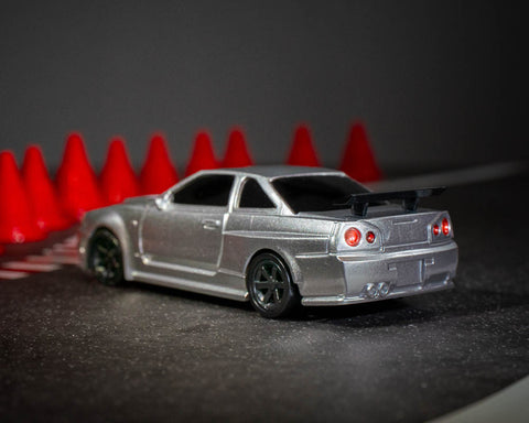 RCG Racing Micro DC 1/43 Drift Car - Touring Blue/Silver slide 4