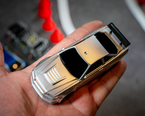 RCG Racing Micro DC 1/43 Drift Car - Touring Blue/Silver slide 3