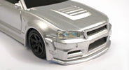 RC Geeks | RCG Racing Micro DC 1/43 Drift Car - Touring Silver