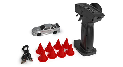 RC Geeks | RCG Racing Micro DC 1/43 Drift Car - Touring Silver