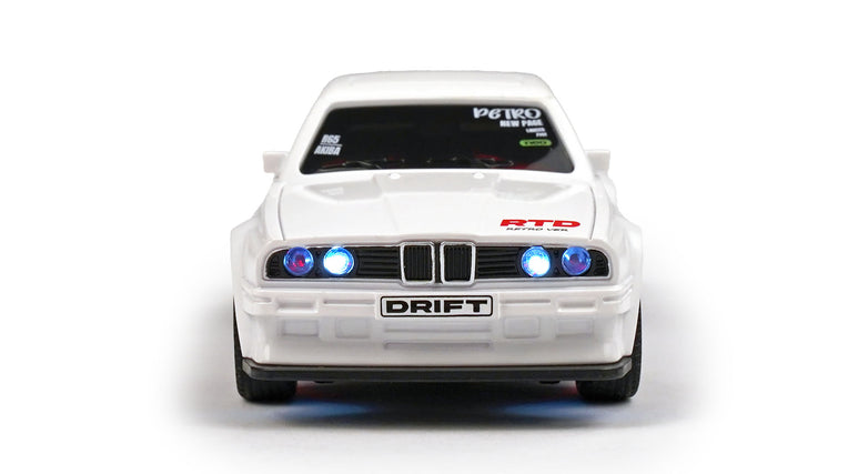 RC Geeks | RCG Racing Micro DC 'Legends' 1/43 Drift Car - EVO30 White