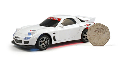 RC Geeks | RCG Racing Micro DC 'Legends' 1/43 Drift Car - JDM R7 White
