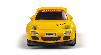 RC Geeks | RCG Racing Micro DC 'Legends' 1/43 Drift Car - JDM R7 Yellow