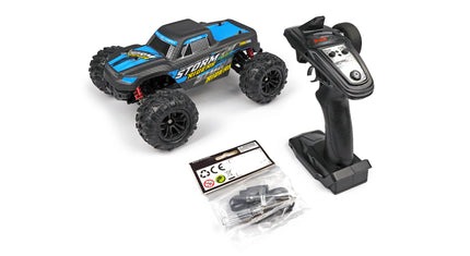 RCG Racing Storm Rider 1/16 Brushless Monster Truck - Black/Blue