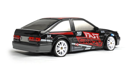 RC Geeks | RCG Racing Retro 86 1/24 Mini Drift Car - Black