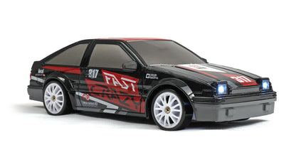 RC Geeks | RCG Racing Retro 86 1/24 Mini Drift Car - Black