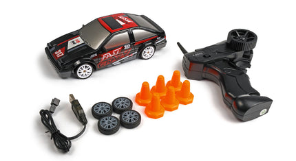RC Geeks | RCG Racing Retro 86 1/24 Mini Drift Car - Black