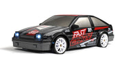 RC Geeks | RCG Racing Retro 86 1/24 Mini Drift Car - Black