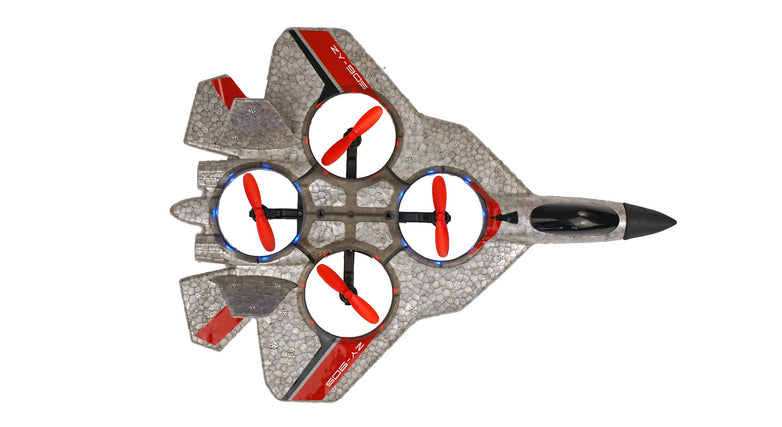 RC Geeks | RCG Racing ZY-905 Four Axis Fighter Jet - Silver