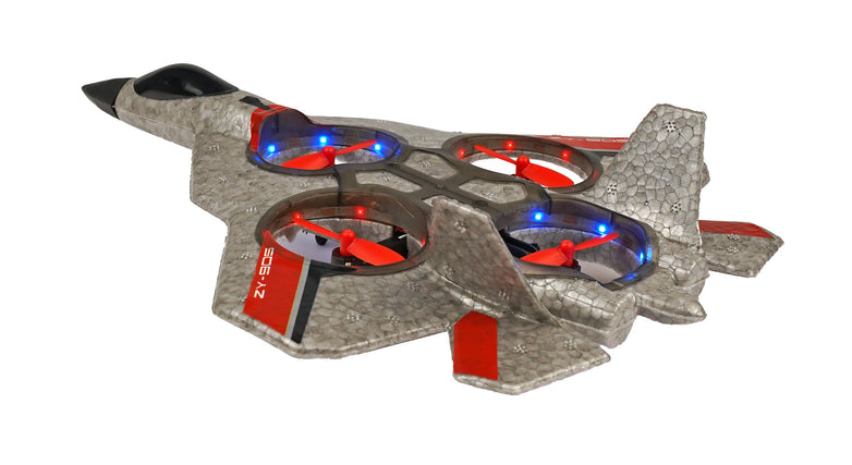 RC Geeks | RCG Racing ZY-905 Four Axis Fighter Jet - Silver