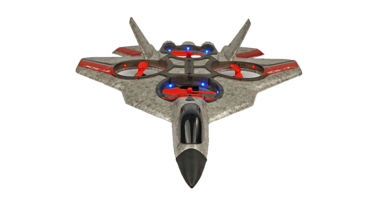 RC Geeks | RCG Racing ZY-905 Four Axis Fighter Jet - Silver