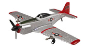RC Geeks | RCG Racing ZY-908 War Bird Mini Plane - Silver/Red