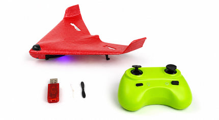 RCG Racing ZY-325 Stealth Mini Flying-Wing Plane - Red