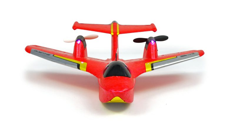 RC Geeks | RCG Racing ZY-425 Water Land Air Mini Plane - Red