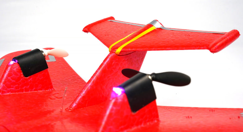 RC Geeks | RCG Racing ZY-425 Water Land Air Mini Plane - Red